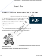 Download Prosedur Ganti Plat Nomor Dan STNK 5 Tahunan _ Rohmatyusufmuliyana by Mamang Aja SN281756680 doc pdf