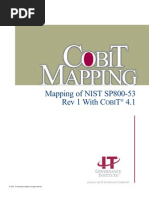 Mapping NIST SP800-53 With COBIT 4 (1) .1 Research