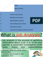 Index: Job Analysis (Concept)