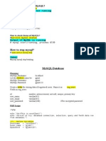 MySQl Database Commandss