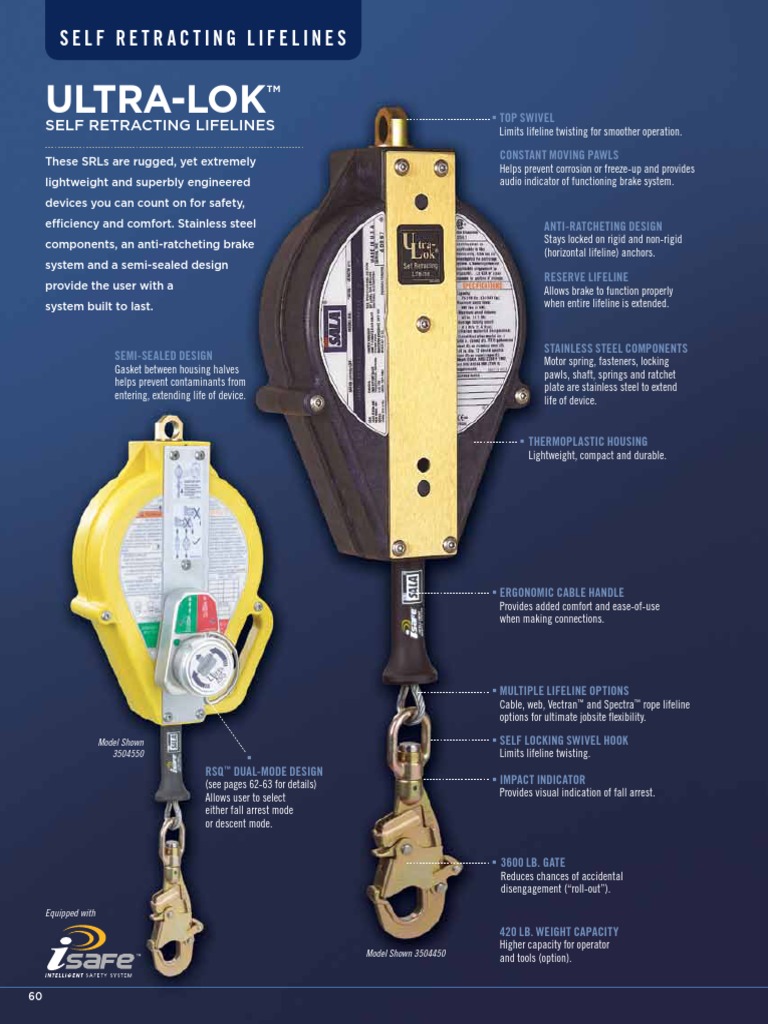 Self Retracting Life Lines | PDF | Technology & Engineering