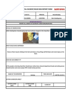 Potential Incident Report Form