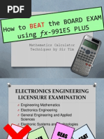 How To Beat The Board Exam Using Es991 Plus PDF