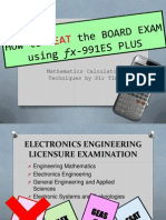 How To Beat The Board Exam Using Es991 Plus PDF