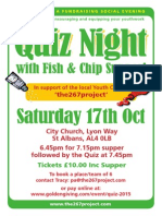 Fish and Chip Quiz Night-2015