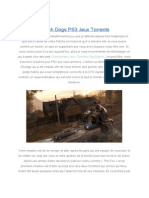 Watchdogs Ps 3 Jeux Torrents