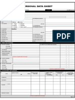 Personal Data Sheet: Filipino