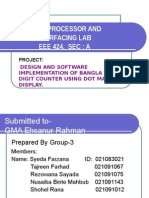 Microprocessor and Interfacing Lab Eee 424, Sec: A: Project