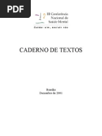 Textos sobre saude mental
