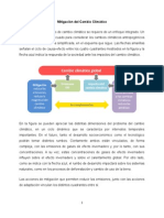 Mitigación Del Cambio Climático