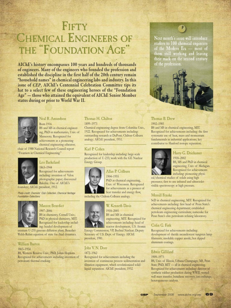 Harry G. Drickamer: Langmuir Award Winner | PDF | Chemical Engineering ...