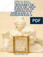 Fatas Guillermo Y Borras G M - Diccionario de Terminos de Arte Y Elementos de Arqueologia Heraldica Y Numismatica