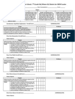 Capital City Public Charter School: 7 Grade Fall/Winter SLC Rubric For CREW Leader