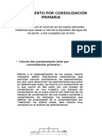 Asentamiento Por Consolidación Primaria