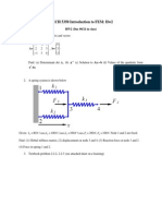 MECH 5350 Introduction To FEM: Hw2: HW2 (Due 09/21 in Class)