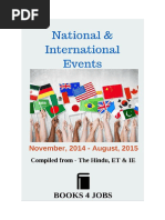 Events of National & International Importance