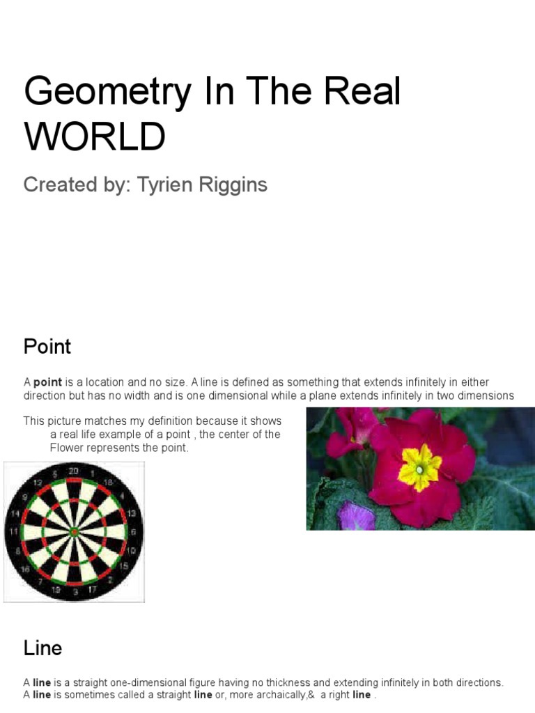 Example Of A Point In Geometry