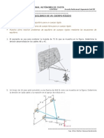 Equilibrio de Cuerpo Rígido Tres Dimensiones