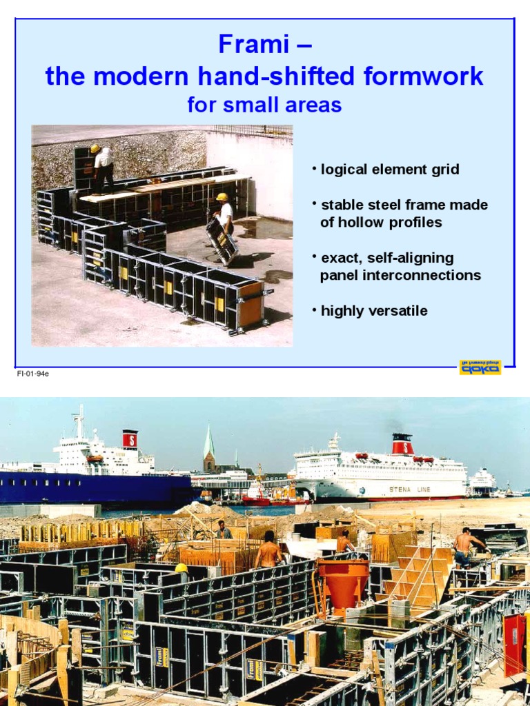 Doka Frami Formwork System Overview | PDF