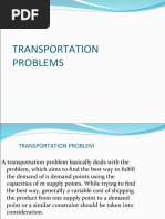 Transportation Problem