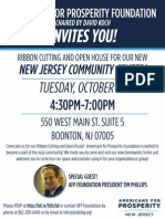 Americans for Prosperity Foundation-New Jersey Open House Flyer