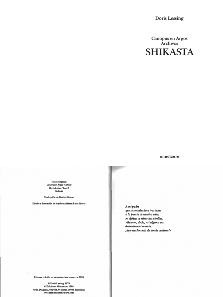 Shikasta | PDF | Evolución | Especies