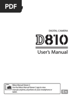 Download Nikon D810 user manual by vjrithwik SN281863420 doc pdf