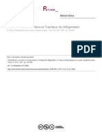 Ghins Michael Sens Et Forme Dans Wittgenstein Article - Phlou - 0035-3841 - 1977 - Num - 75!27!5946