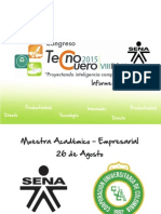 Informe Final Inauguración y Conferencias TECNOCUERO 2015