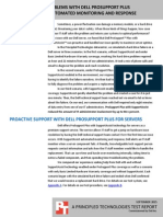 Resolving Server Problems With Dell ProSupport Plus and SupportAssist Automated Monitoring and Response