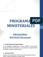 Programas Ministeriales I