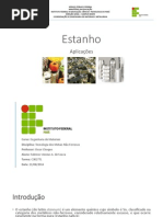 Apresentação Estanho