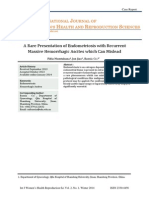 Endometriosis With Hemorrhagic Ascities