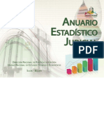 Anuario Estadístico Judicial 2012