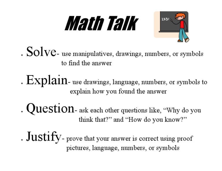 Math Talk: Engaging Q&A Strategies | PDF