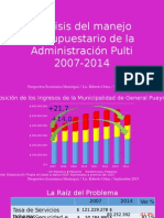 Análisis Del Ingreso Gasto MGP 2007-2014