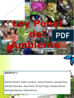 Ley Penal Del Ambiente ( Todas)