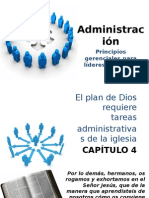 Administración 4. Principios Gerenciales para Líderes Cristianos