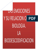 Biodecodificaciòn y su relacion con la biologia