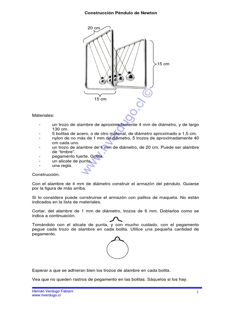 péndulo de newton