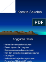 AD ART Komite Sekolah