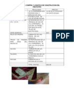 Presupuesto Compra y Logistica de Construccion Del Prototipo