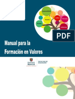 Manual para La Formacion de Valores