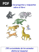 preguntas y respuestas libro animales (mamíferos)