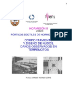 Pórticos Dúctiles de Hormigón Armado - Comportamiento y Diseño de Nudos. Daños Observados en Terremotos