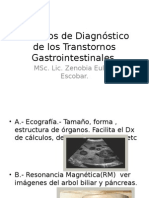 Métodos de Diagnóstico de Los Transtornos Gastrointestinales