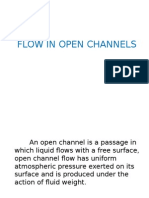 Flow in Open Channels