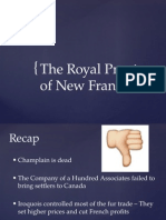 The Royal Province of New France Powerpoint