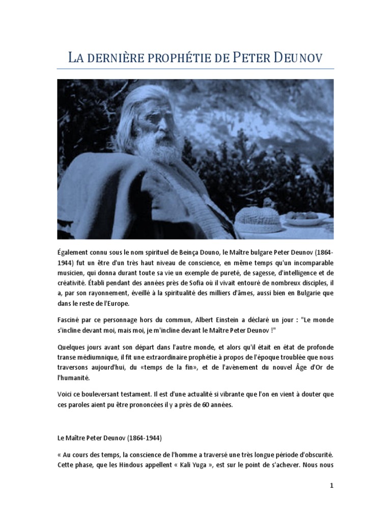 Le Livre De La Priere Peter Deunov Pdf