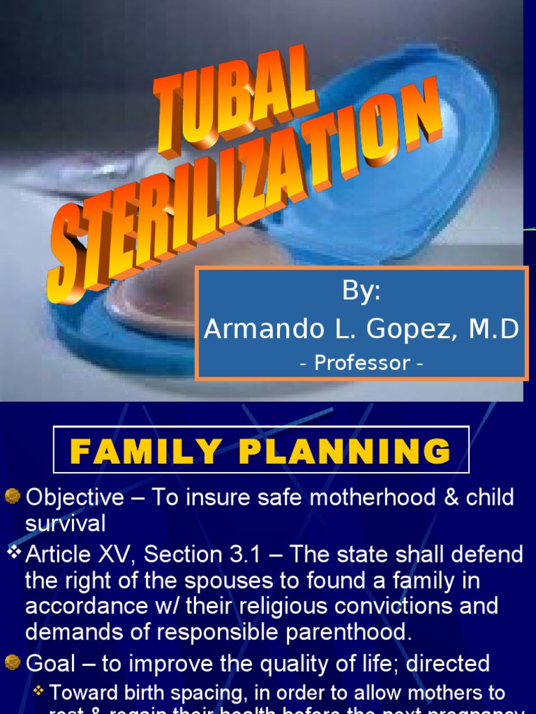 Tubal Sterilization Birth Control Sexual Health
